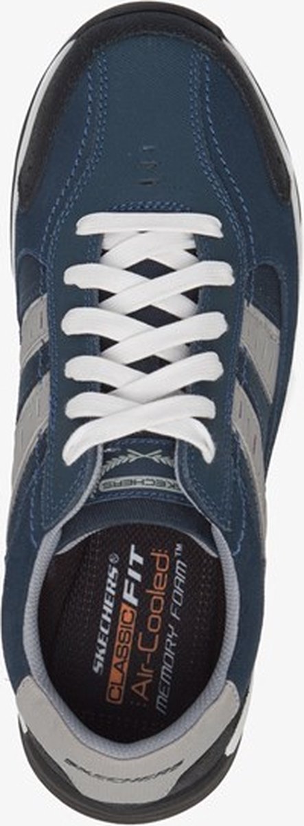 voelen Dij Ontmoedigd zijn Skechers Larson Sotes heren sneakers - Blauw - Maat 46 | bol.com