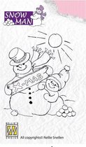 Clearstamp - Snowmen - Snowy Christmas Wishes - SNM003