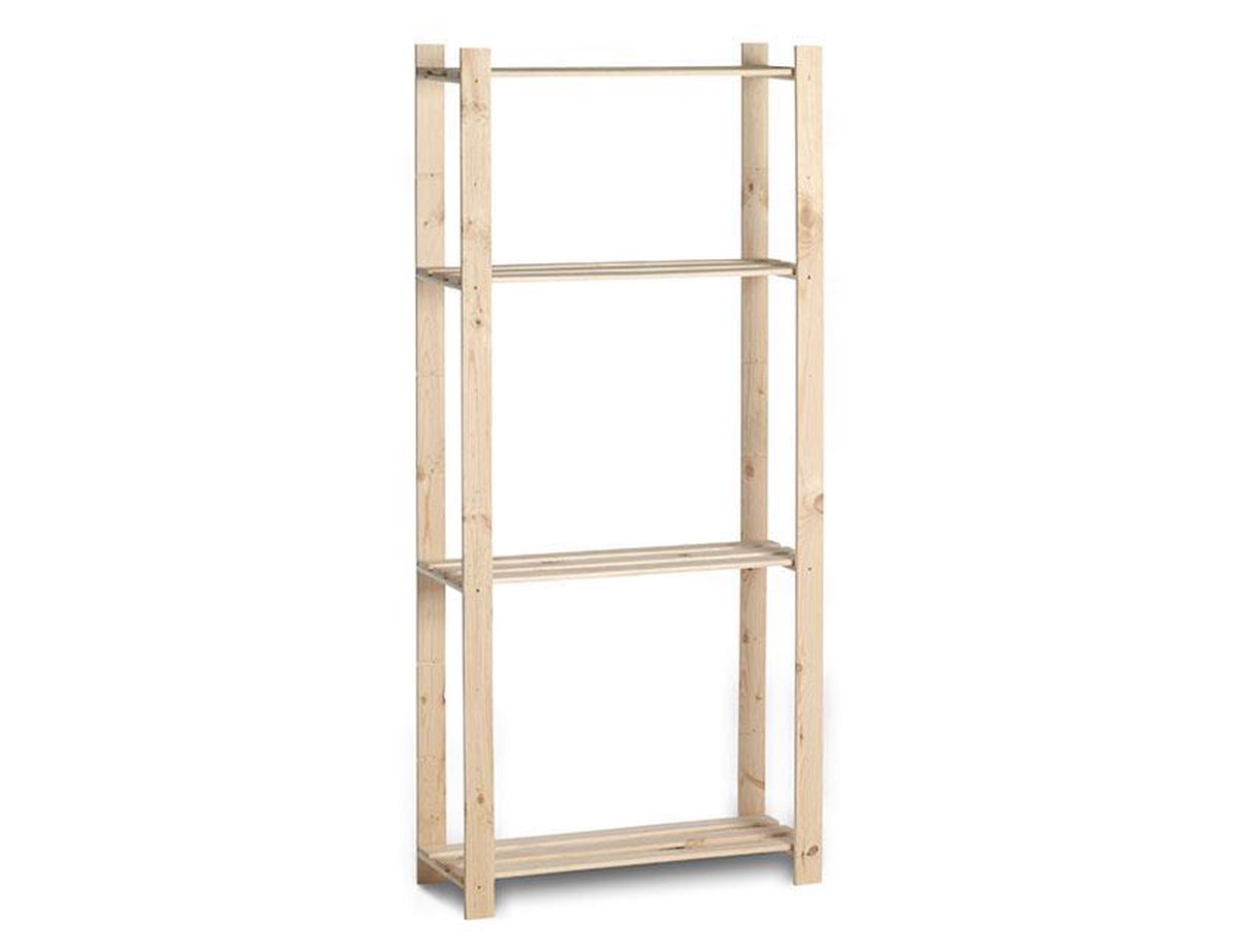 Practo - Opbergrek Woody Rack - 175x80x30 cm - Max60kg -FSC