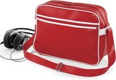 Bagbase Original Retro Schoudertas Classic Red/White 13 liter