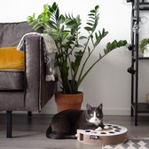 Krabspeelgoed van Karton voor katten - District 70 Whirl - in Wit of Zwart 33x33x6cm - Zwart