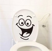 Smiley - Repgoods - 18 x 19 cm - Sticker - Interieur - Decoratie - Toiletsticker - Kamersticker