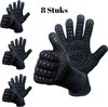 8 BBQ Handschoenen, Zwart