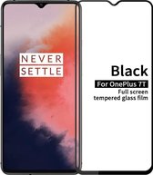 Full-Cover Tempered Glass - Geschikt voor OnePlus 7T Screen Protector - Zwart