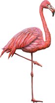 Muursticker flamingo -  babykamer - kinderkamer - dieren  in aquarel - wanddecoratie - 40 x 80 cm