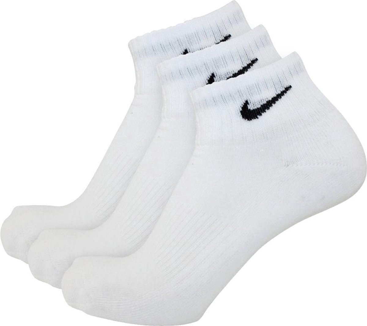 Nike sokken half hoog 3 paar wit-46/50 | bol
