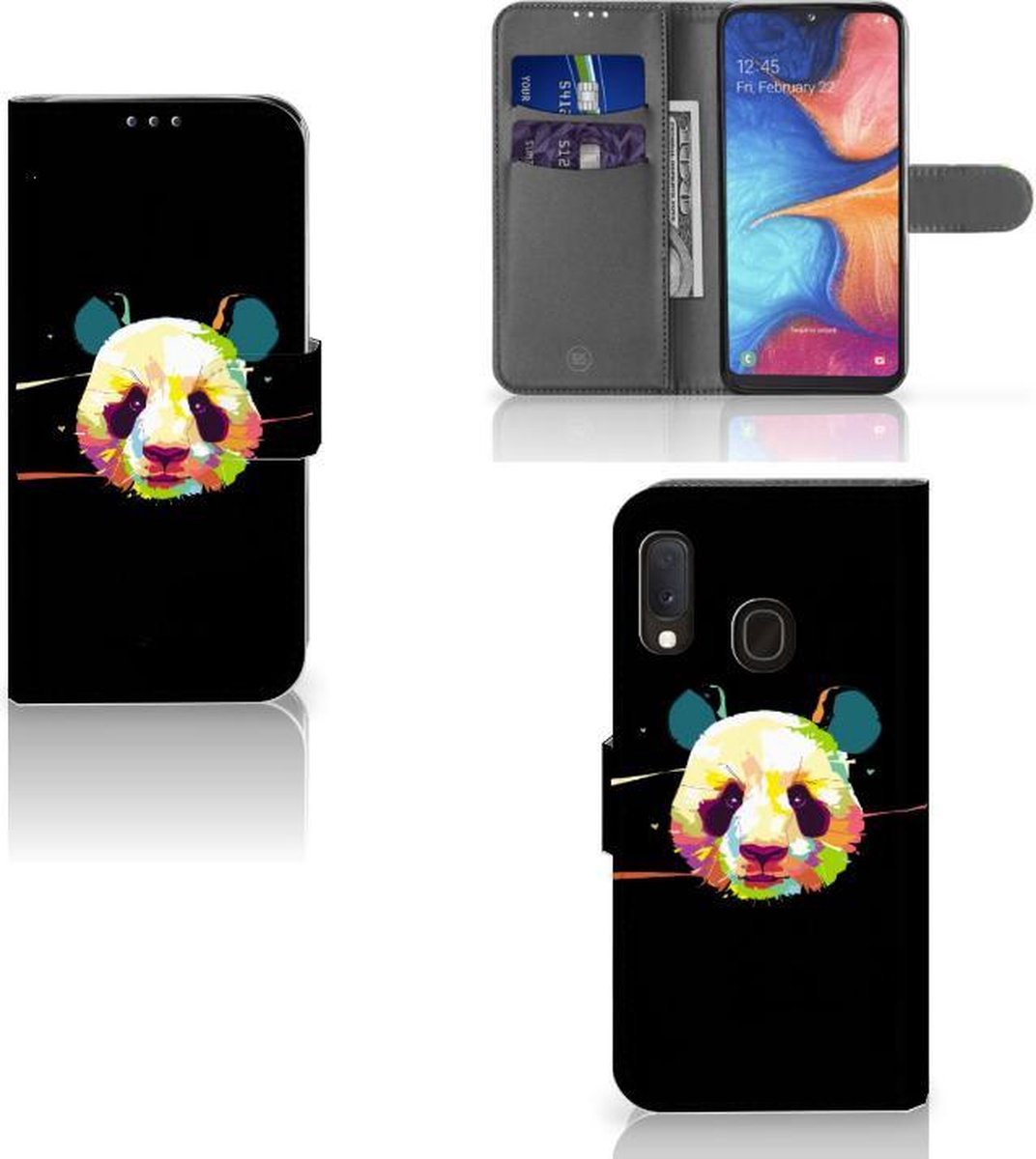 Samsung Galaxy A20e Leuk Hoesje Panda Color