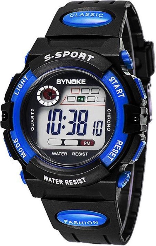 Digitaal Kinderhorloge Jongenshorloge Blauw