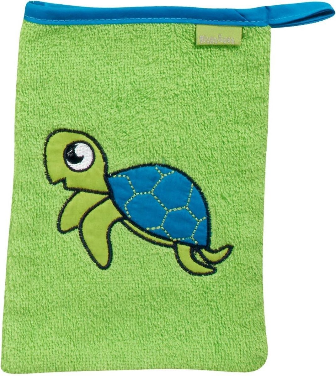 Playshoes washand Schildpad groen