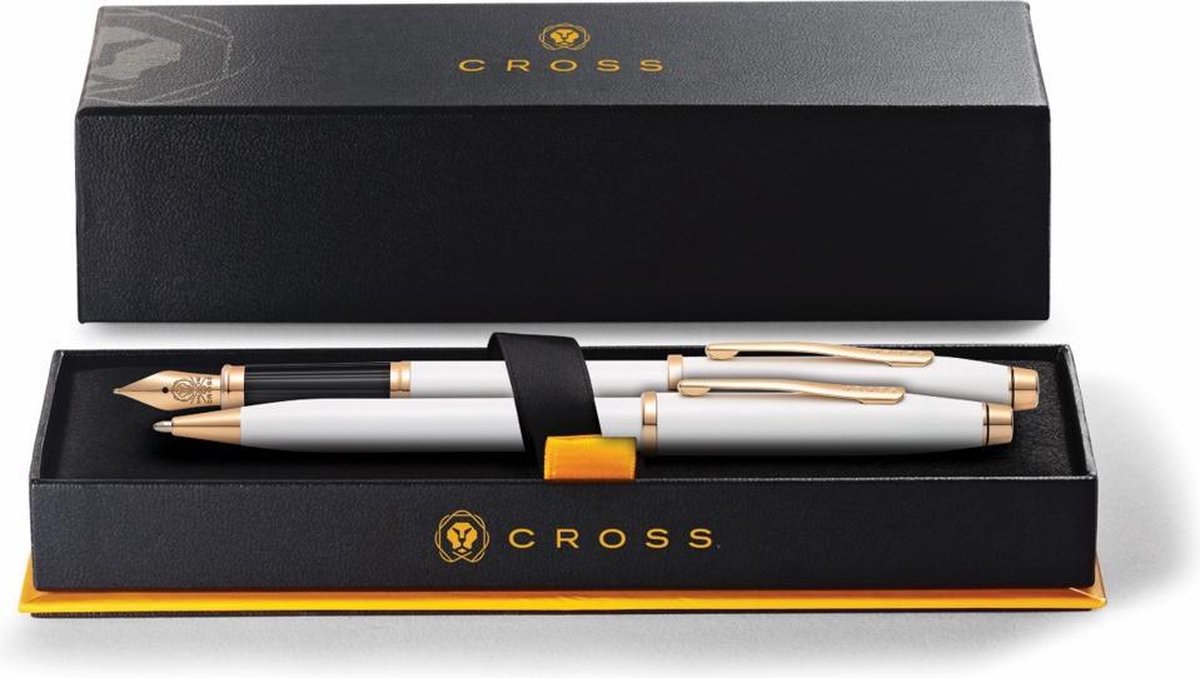 Cross – Cadeauset – Balpen & Vulpen – Century || - Parelmoer wit gelakt