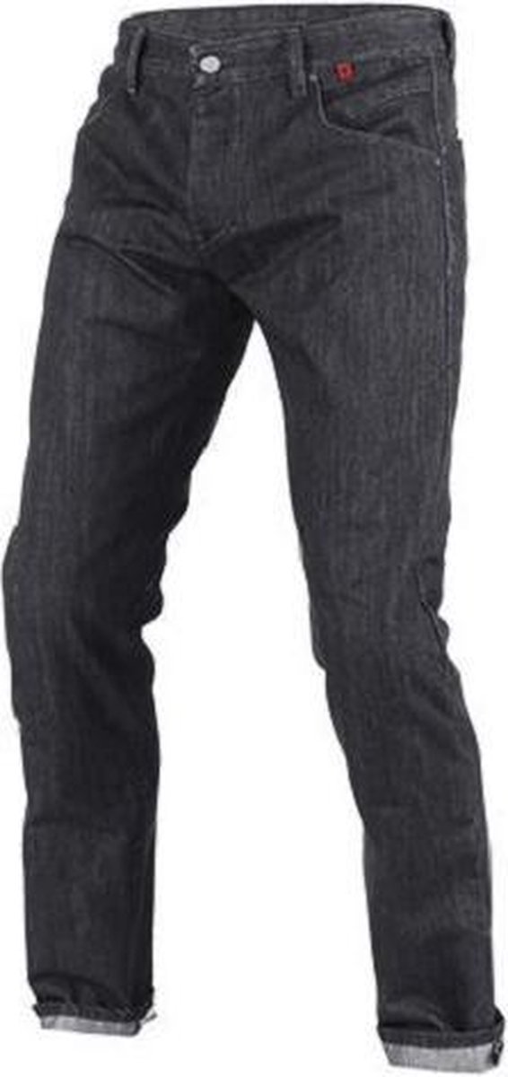 Dainese P. Strokeville Slim/Reg Black Aramid Denim Motorcycle Jeans 25