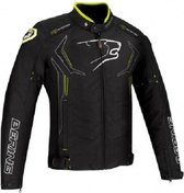 Bering Guardian Black White Fluo Textile Motorcycle Jacket XL