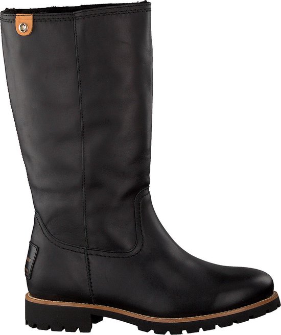 Zwarte PANAMA JACK Hoge laarzen BAMBINA B104 | Omoda
