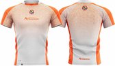 T-shirt Arawaza | dry-fit | wit-oranje - Product Kleur: Oranje Wit / Product Maat: XXL