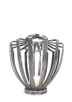 Windlicht voor Binnen Lantaarn Klein - 30x30 Ijzer - Levi Design