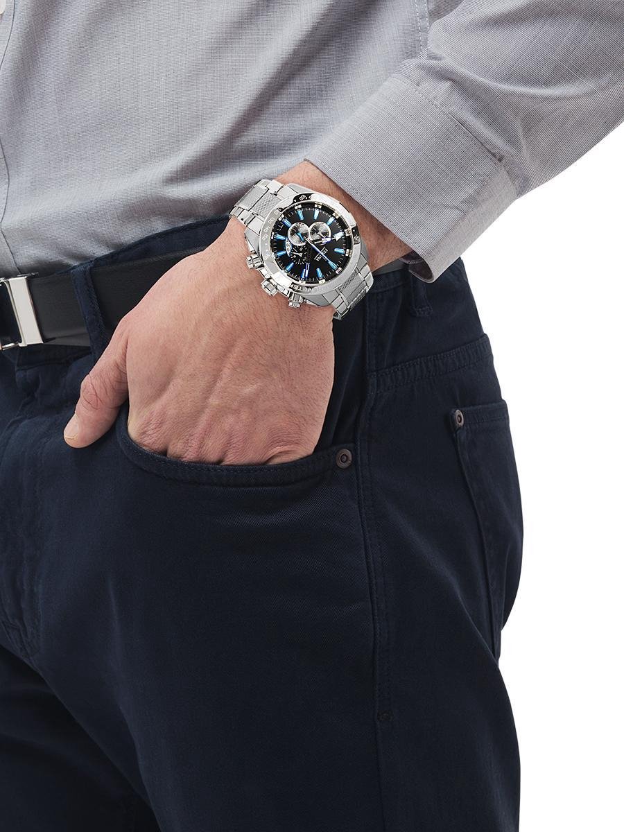 Festina F16488/3 Chronograaf - Horloge - Staal - Zilverkleurig - 44.5 mm |  bol.com