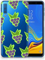 TPU Siliconen Hoesje Samsung Galaxy A7 (2018) Druiven
