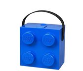 LEGO - Lunchbox Brick 4 met Handvat - Polypropyleen - Blauw