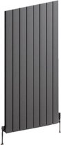 Design radiator horizontaal staal mat antraciet 80x51,4cm 414 watt - Eastbrook Addington type 10