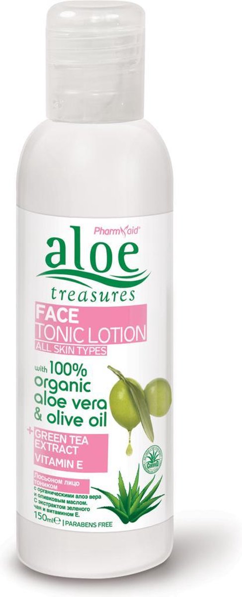 Pharmaid Aloe Treasures Skincare Tonic Lotion Green Tea 150ml. | Natuurlijk Goed
