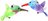 Pluche kolibrie sleutelhanger