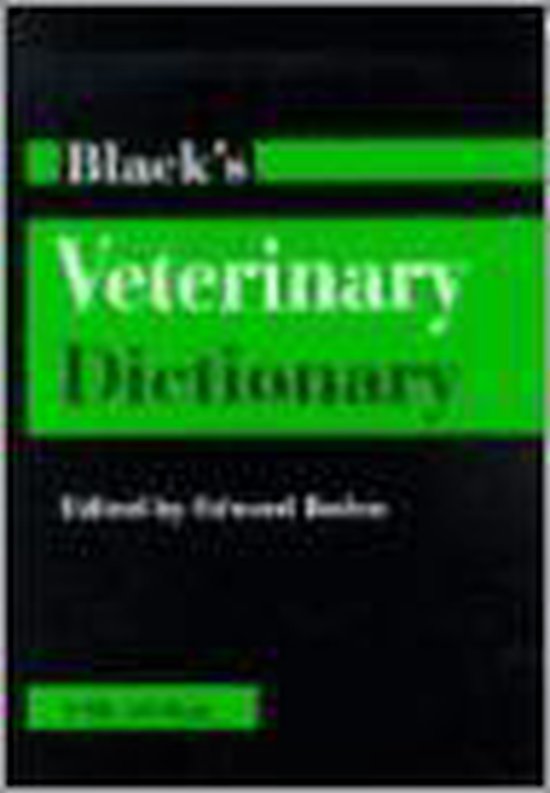 Black's Veterinary Dictionary - cover