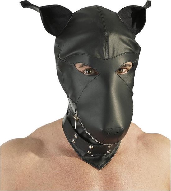 Leder imitatie hondenmasker | bol.com