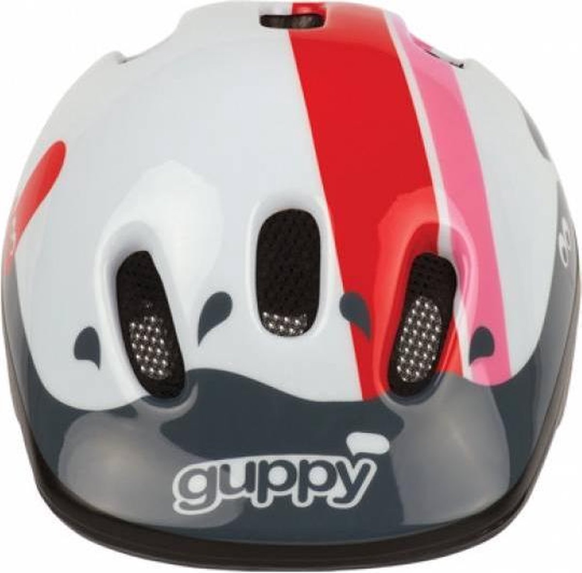 Polisport Guppy - Kinderhelm - XXS - Roze / Wit | bol.com