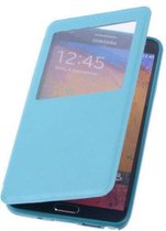 View Case Turqoise Samsung Galaxy Note 3 TPU Bookcover Hoesje