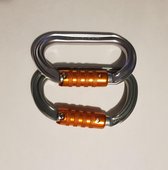 Petzl Ok - triact lock - karabijn - Per 2 stuks