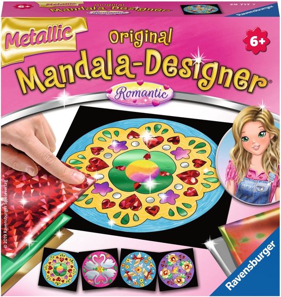Ravensburger - Mandala designer Kreatív készlet, Állatok