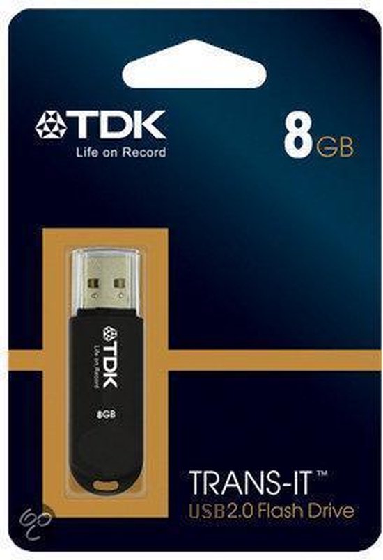 TDK Trans-It USB Stick 2.0 Flash Drive 8GB | bol.com