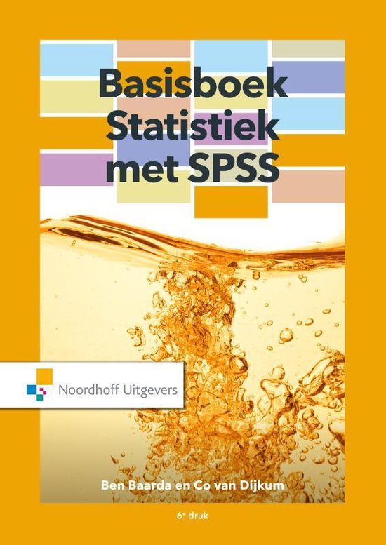 Boek cover Basisboek Statistiek met SPSS van Ben Baarda (Paperback)