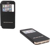 S View Cover met opneemfunctie Zwart Black voor Apple Iphone 6/6S