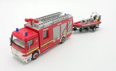 Mercedes Actros brandweer met boot