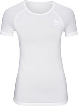 Odlo Suw Top Crew Neck S/S Performance X-Light Dames Sportshirt - White - Maat L