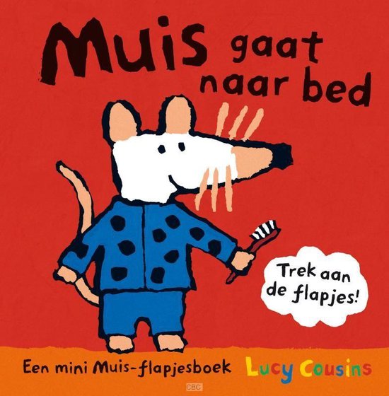 Cover van het boek 'Muis gaat naar bed' van Lucy Cousins