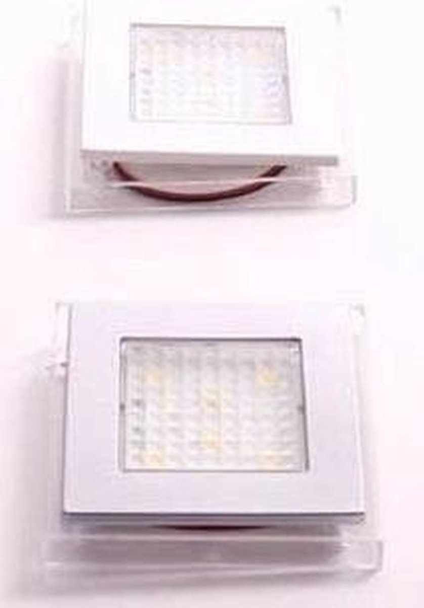 Opbouwspot Square 90 1,3W 6 LED's Wit