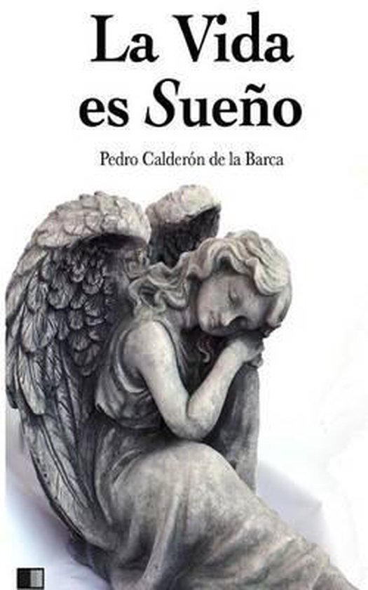 Boekomslag met de titel 'La Vida es Sueño' en een beeld van een engel.