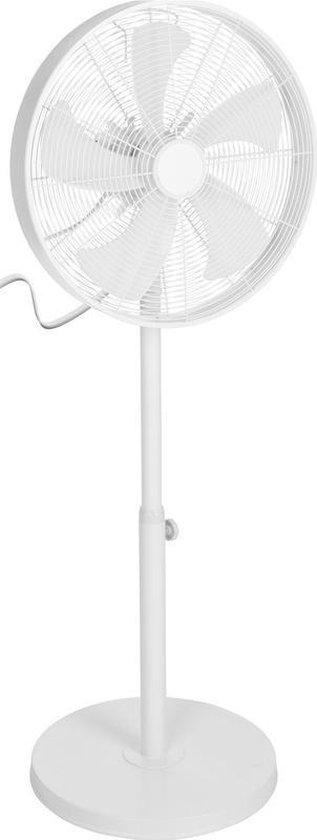 Ventilateur sur pied puissant blanc 120 cm - Ventilateurs de bureau /  maison blancs en... | bol.com