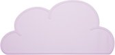 Placemat Wolk Roze - antislip - 100% veilig siliconen - kinderplacemat