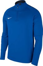 Nike Academy 18 Drill Longsleeve  Sportvest - Maat L  - Mannen - blauw/wit