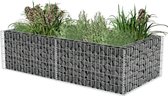 Gabion Plantenbak 180x90x50CM Gegalvaniseerd Staal / Schanskorf Plantenbak gegalvaniseerd draad / gabion manden / Schanskorf Muur Stenen met Planten / Tuinhekje met Stenen en Plant