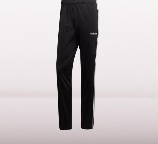 adidas Essentials 3S T Pant Tricot Heren Broek - Black/White - Maat S adidas Essentials 3S T Pant Tricot Heren Broek - Black/White - Maat S