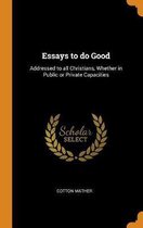 Essays to Do Good