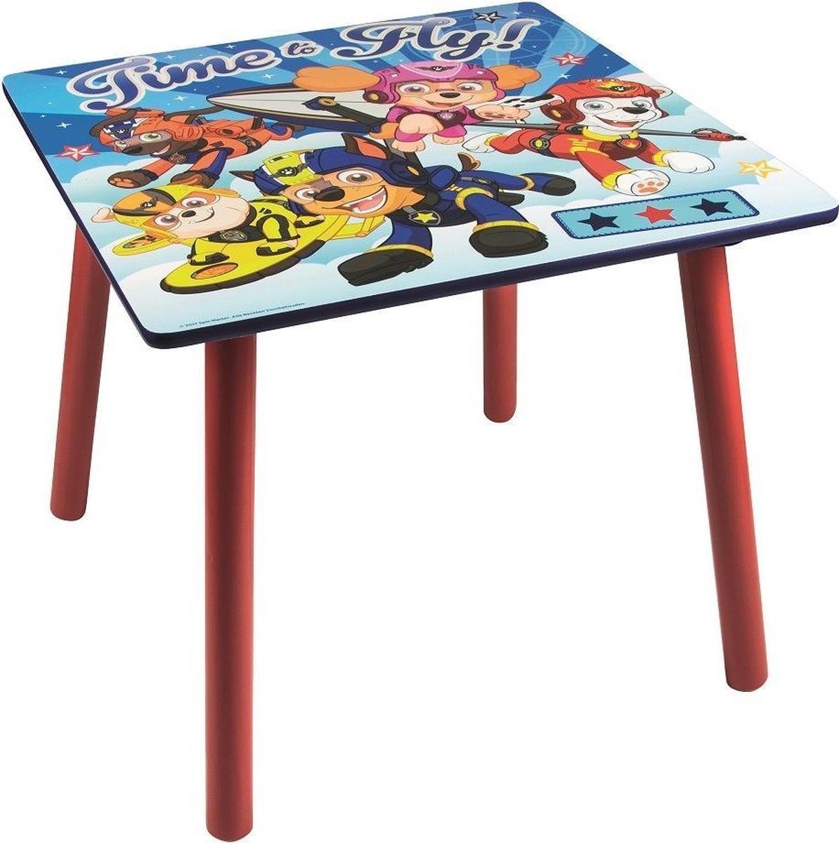 Paw Patrol Houten Tafel met 2 Stoelen