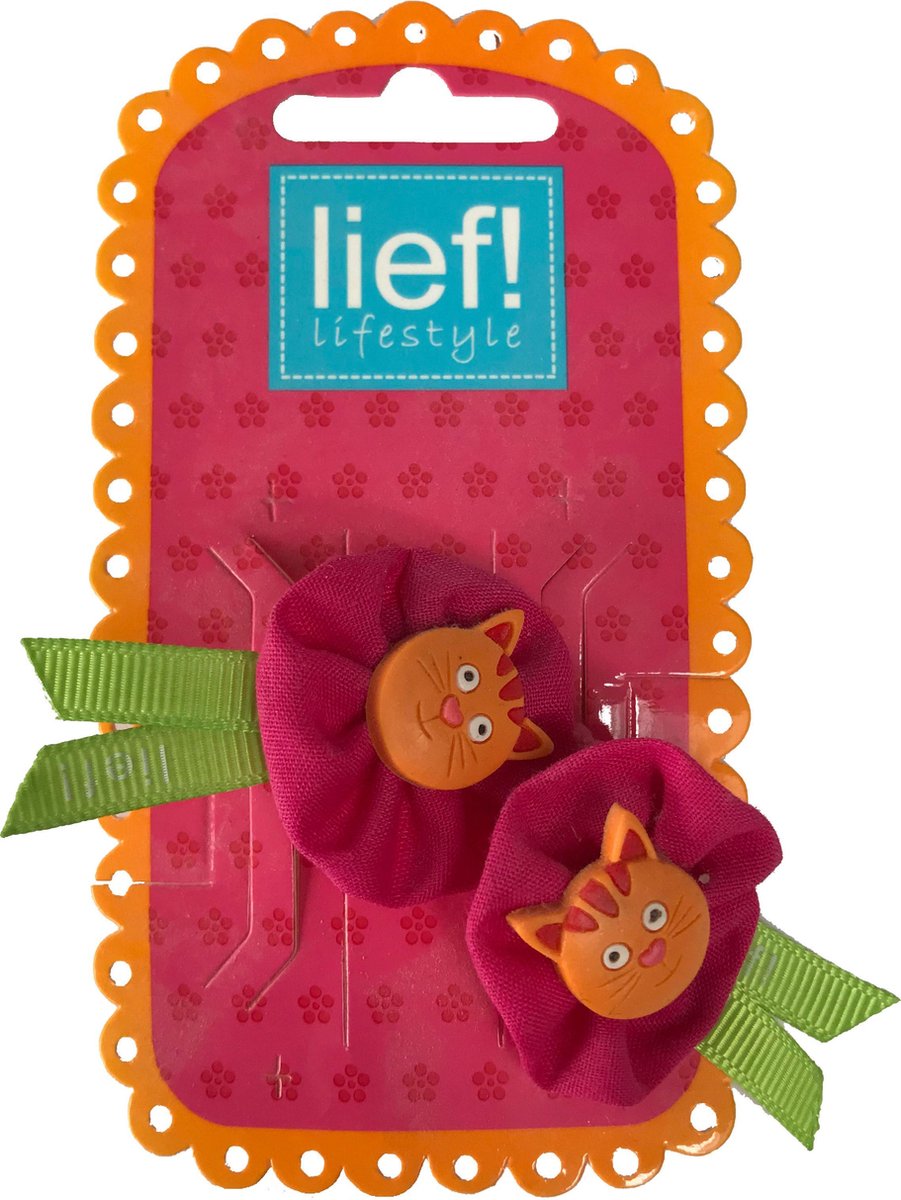 Poesjes Elastiekjes Roze - Lief Lifestyle