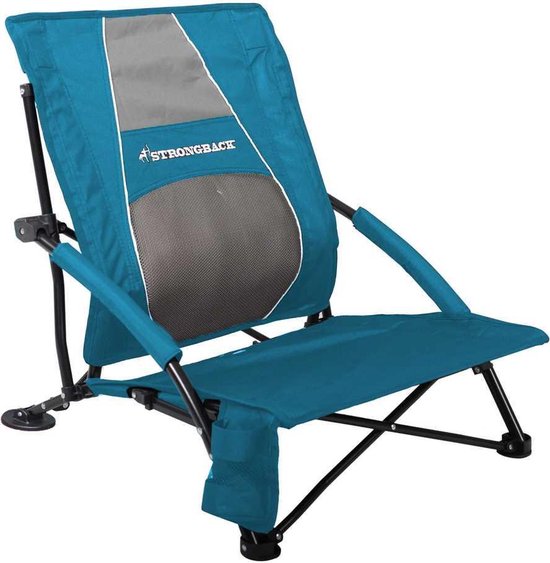 Strongback Low Gravity Lime Green - ergonomische vouwstoel voor op het  strand met... | bol.com