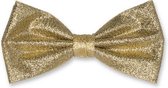 Strik - Goud glitter - 100% Zijde Vlinderdas