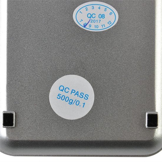 Professionele Digitale Pocket Keukenweegschaal - Op Batterij - 0.1 Tot 500 Gram Nauwkeurig - Merkloos